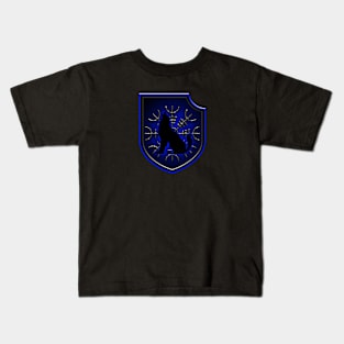 VIKING SHIELD 16 - ÆGISHJÁLMUR - WOLF Kids T-Shirt